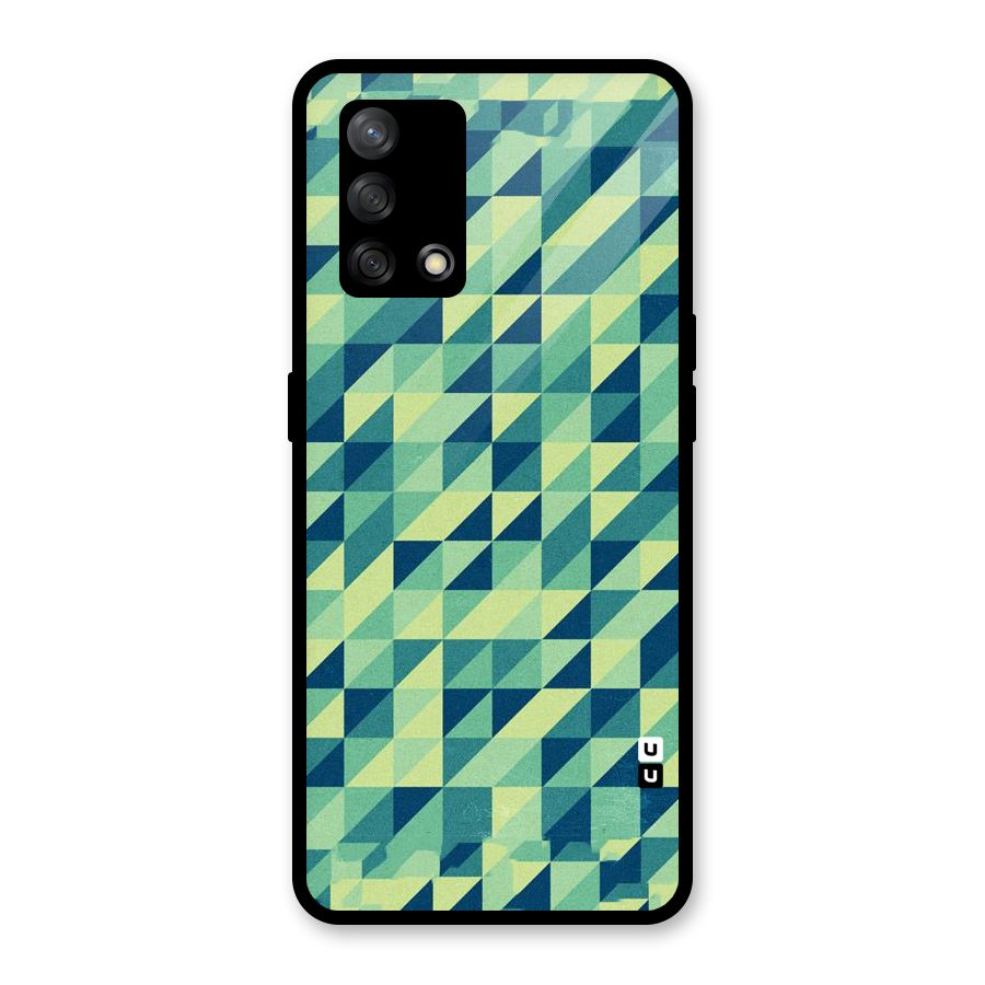 Shady Green Glass Back Case for Oppo F19