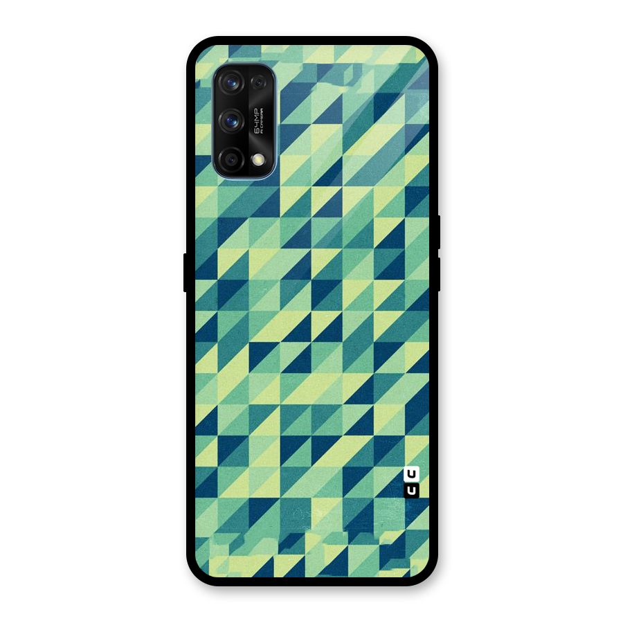 Shady Green Glass Back Case for Realme 7 Pro