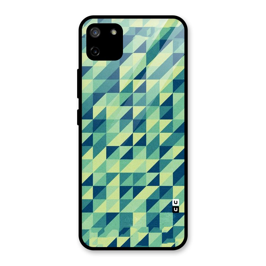 Shady Green Glass Back Case for Realme C11