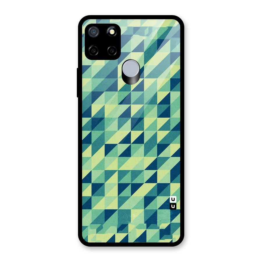 Shady Green Glass Back Case for Realme Narzo 20