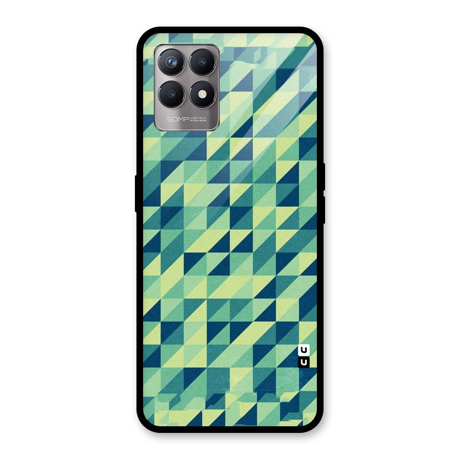Shady Green Glass Back Case for Realme Narzo 50