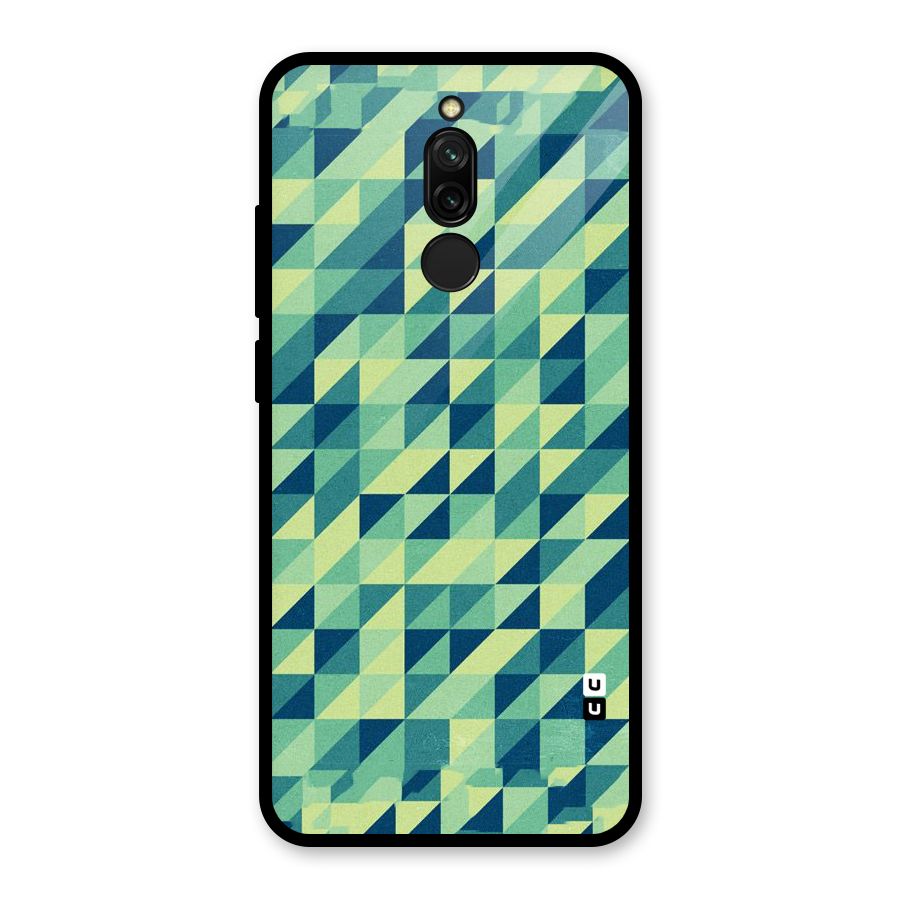 Shady Green Glass Back Case for Redmi 8