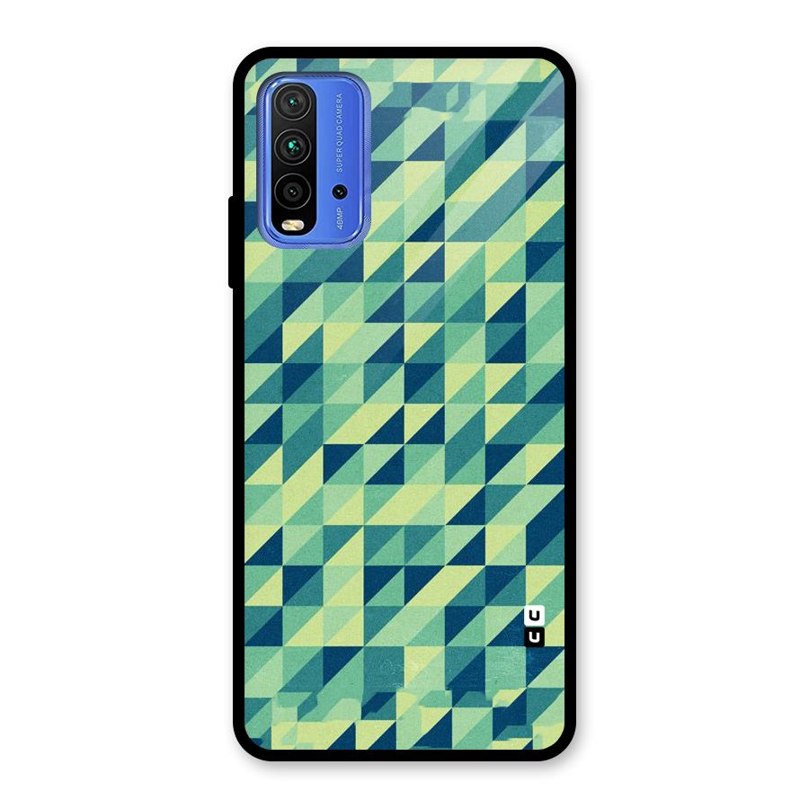 Shady Green Glass Back Case for Redmi 9 Power