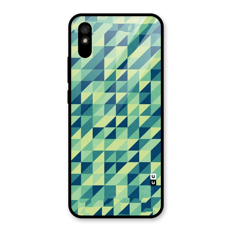 Shady Green Glass Back Case for Redmi 9i