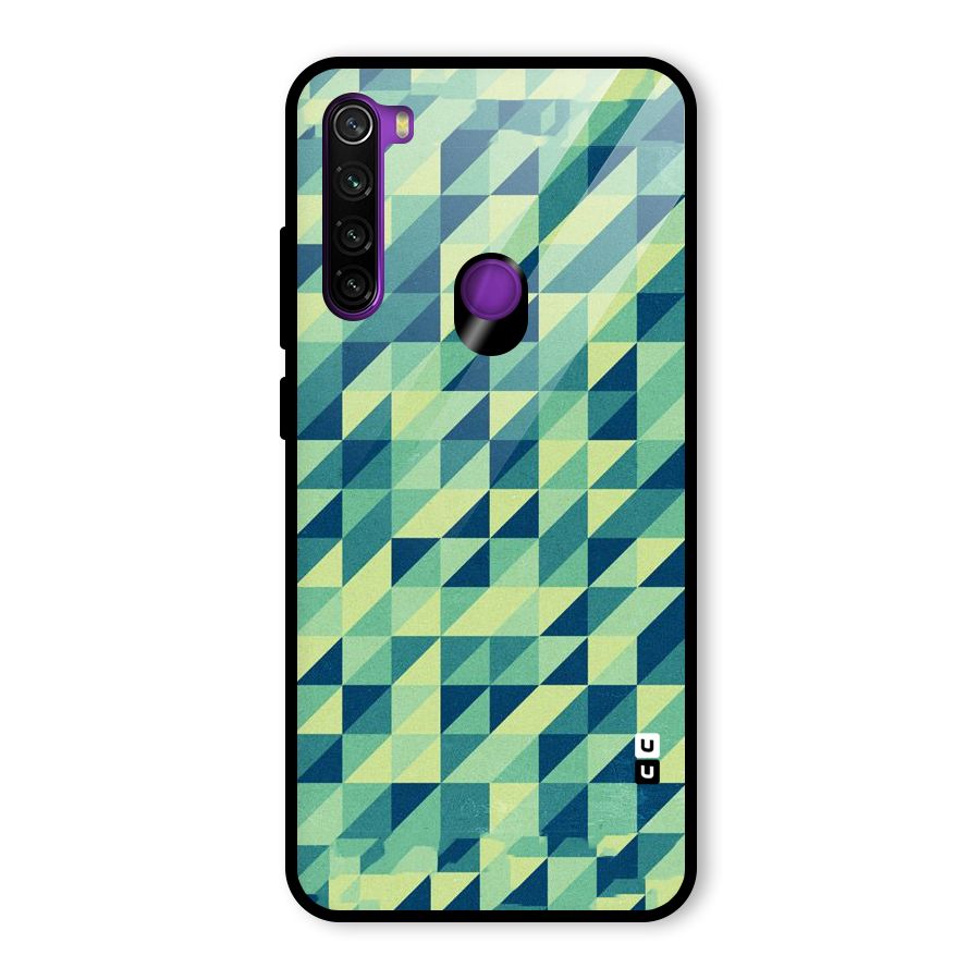 Shady Green Glass Back Case for Redmi Note 8