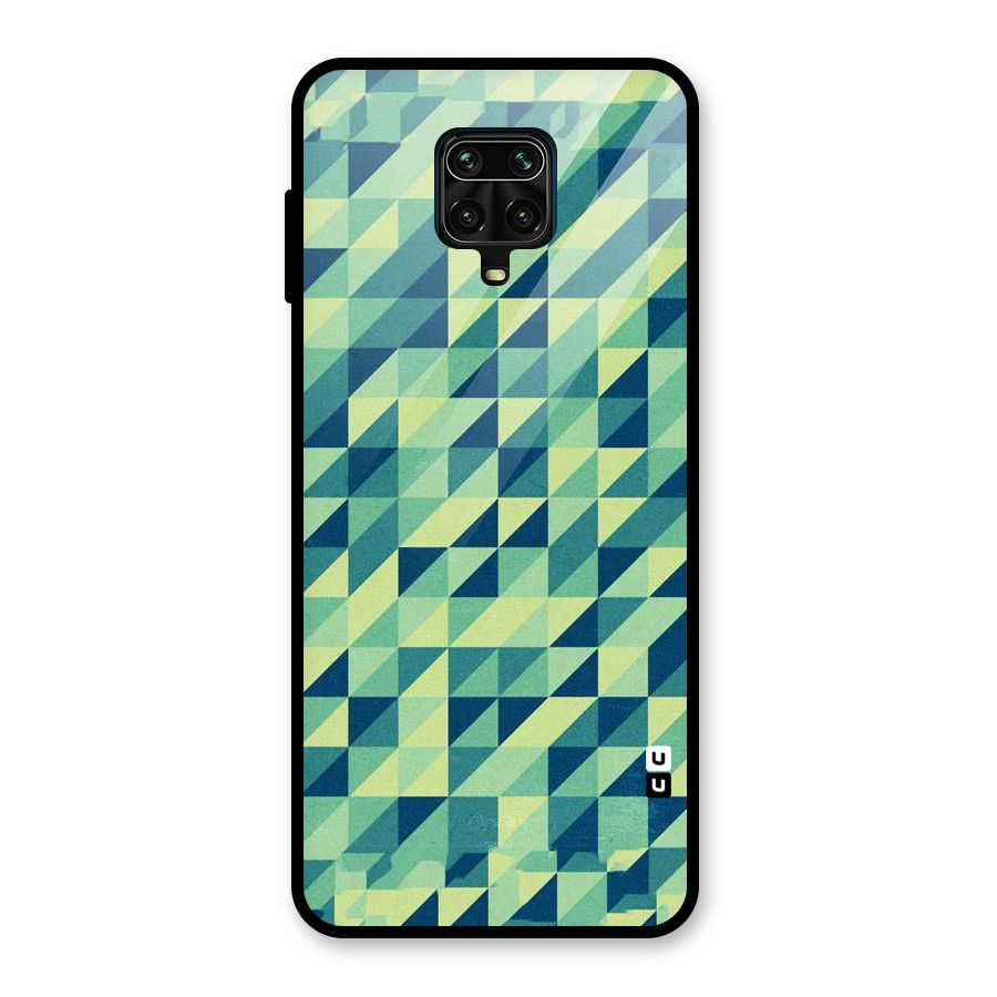 Shady Green Glass Back Case for Redmi Note 9 Pro