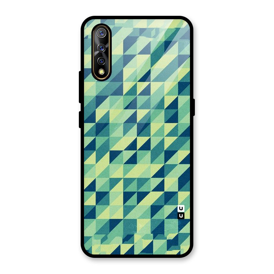 Shady Green Glass Back Case for Vivo S1