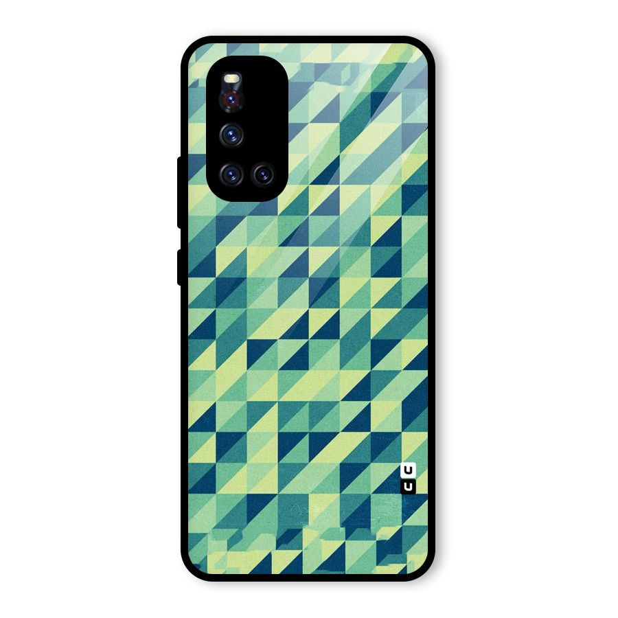 Shady Green Glass Back Case for Vivo V19