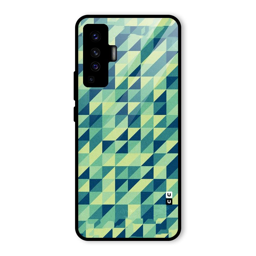 Shady Green Glass Back Case for Vivo X50