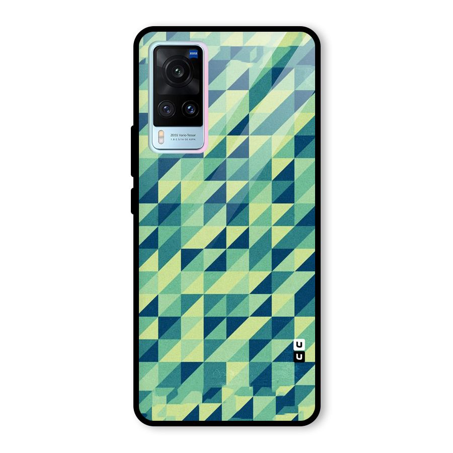 Shady Green Glass Back Case for Vivo X60