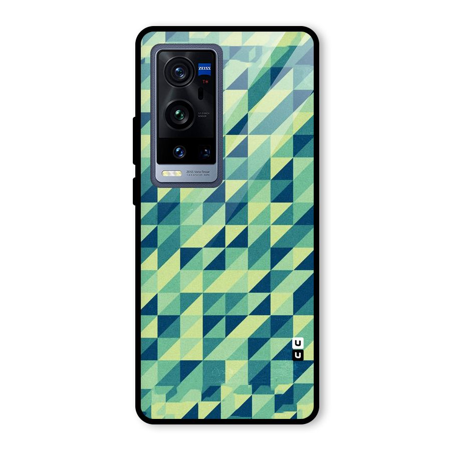 Shady Green Glass Back Case for Vivo X60 Pro Plus