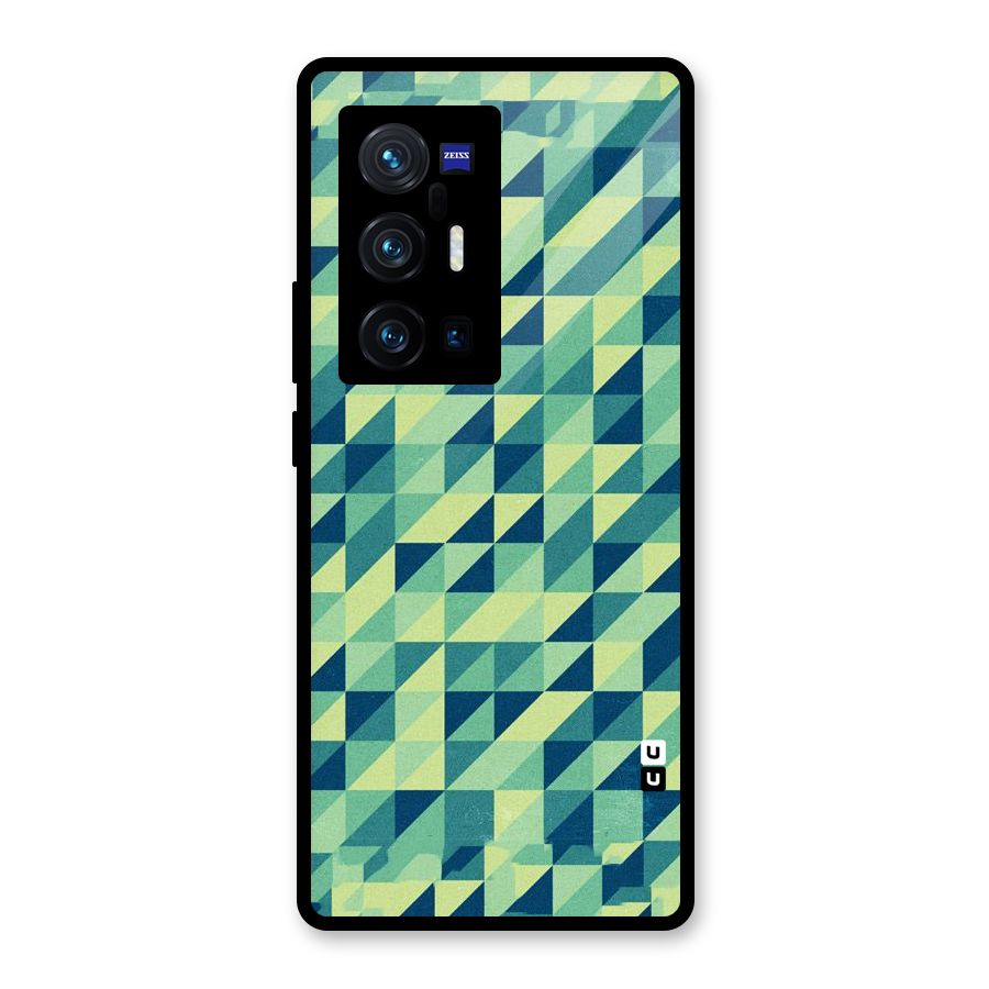 Shady Green Glass Back Case for Vivo X70 Pro Plus
