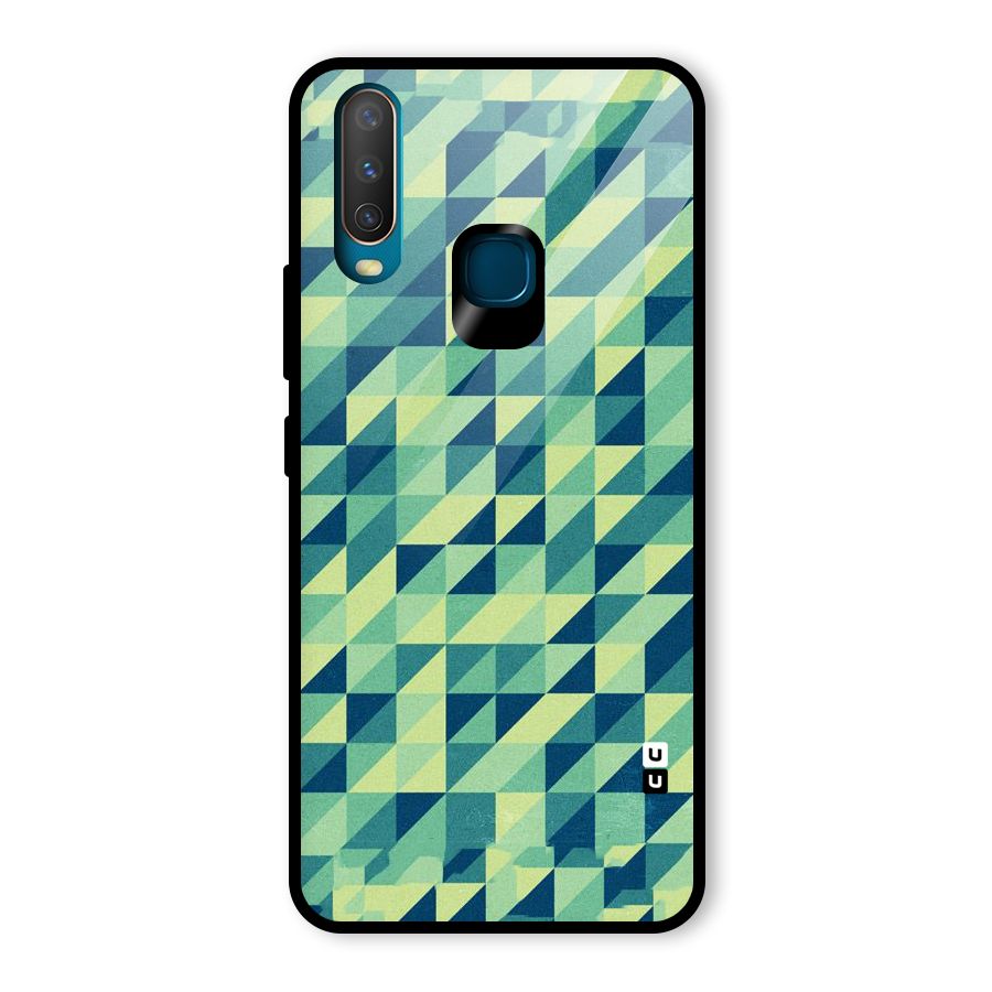 Shady Green Glass Back Case for Vivo Y15