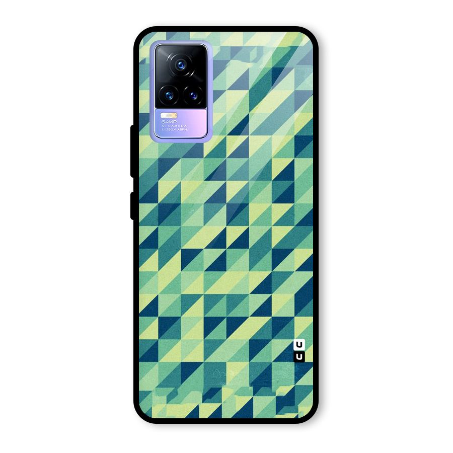 Shady Green Glass Back Case for Vivo Y73