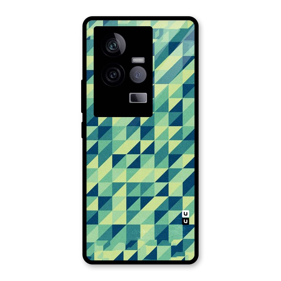 Shady Green Glass Back Case for Vivo iQOO 11 5G