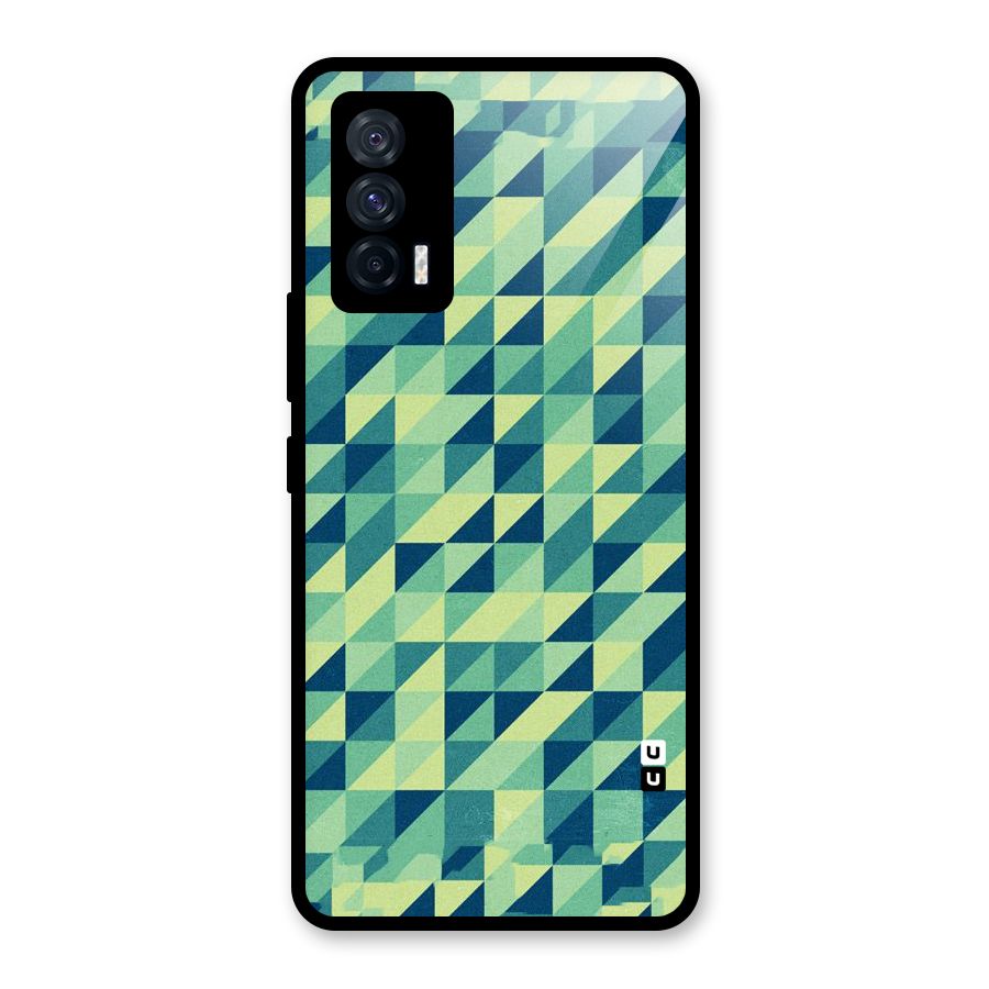 Shady Green Glass Back Case for Vivo iQOO 7 5G
