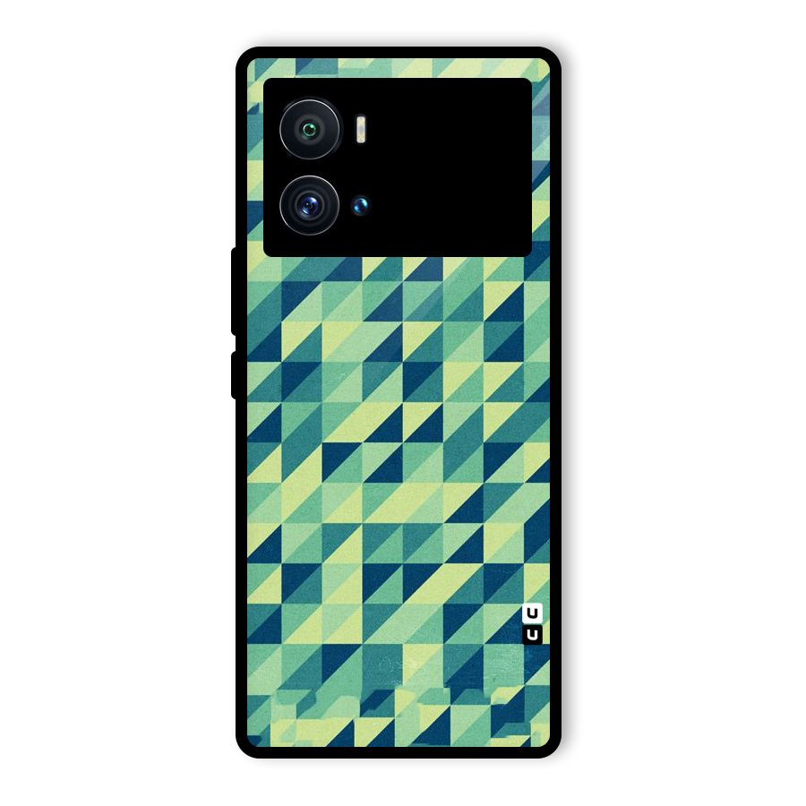 Shady Green Glass Back Case for Vivo iQOO 9 Pro