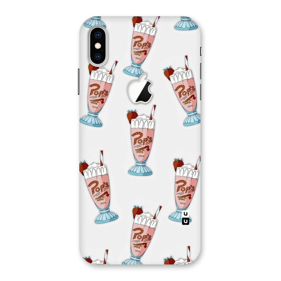 Shake Design Back Case for iPhone XS Max Apple Cut