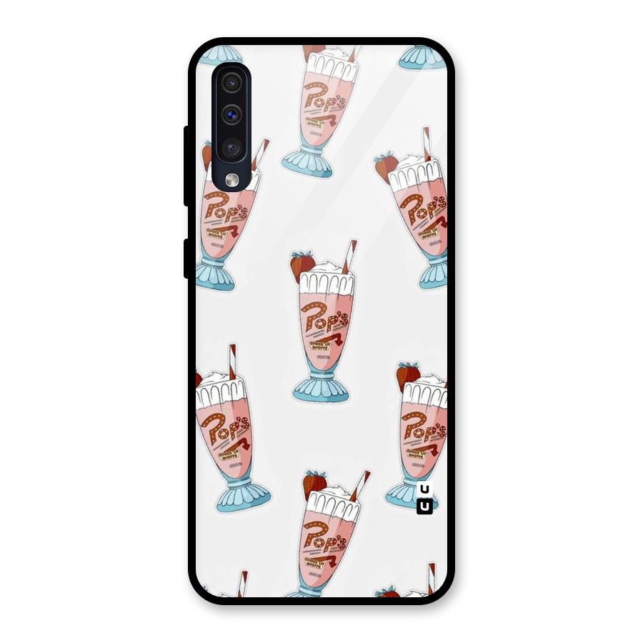 Shake Design Glass Back Case for Galaxy A50
