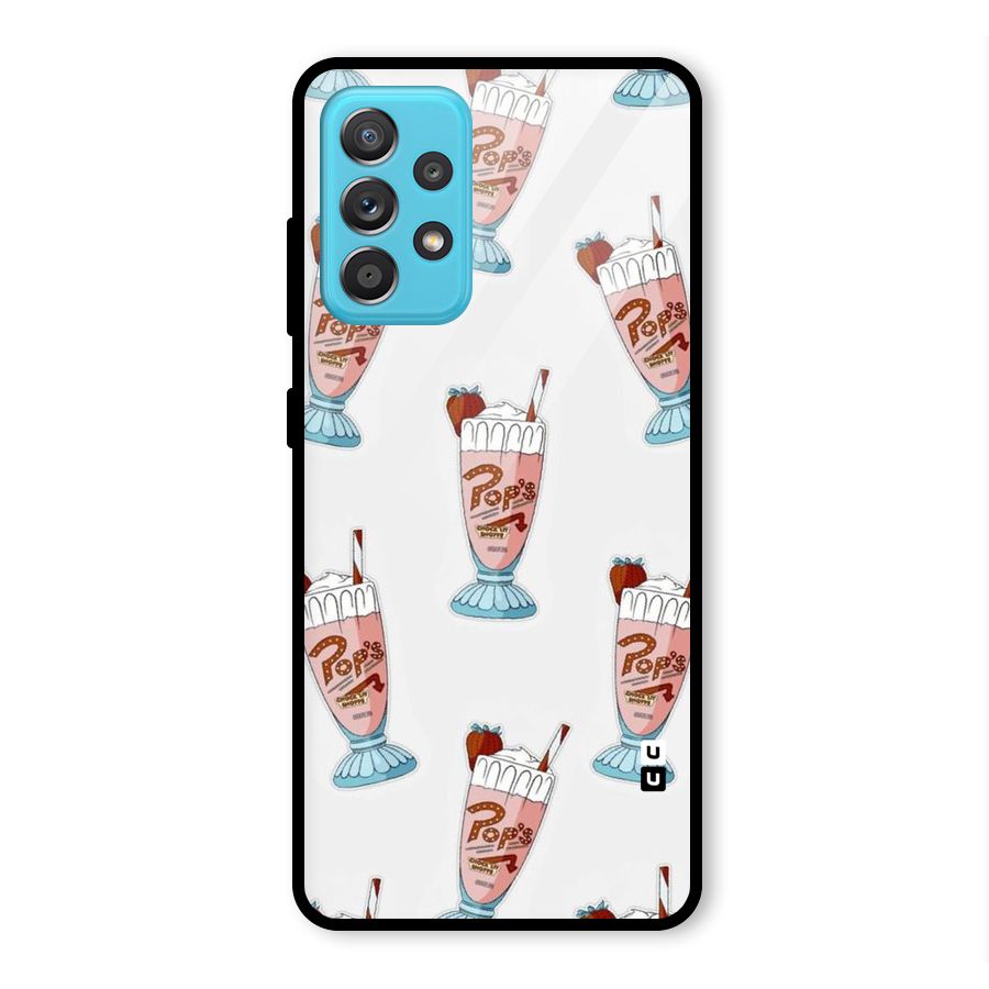 Shake Design Glass Back Case for Galaxy A52