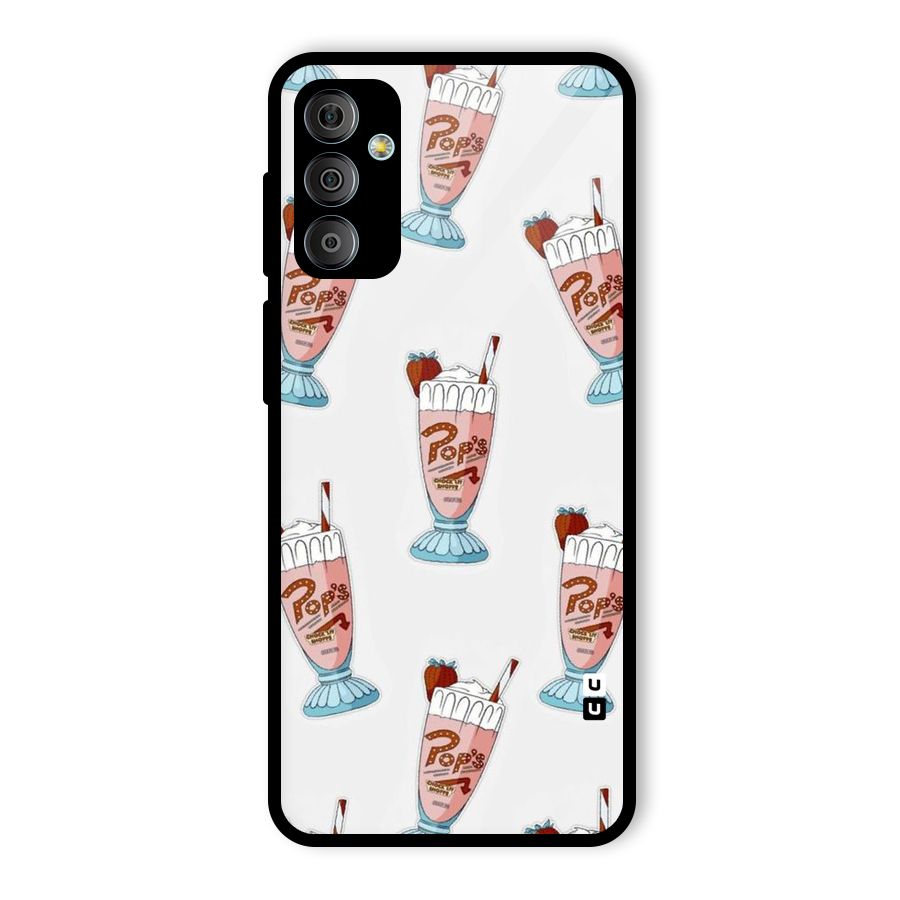 Shake Design Glass Back Case for Galaxy F23