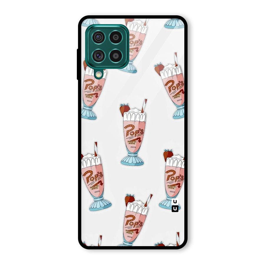 Shake Design Glass Back Case for Galaxy F62