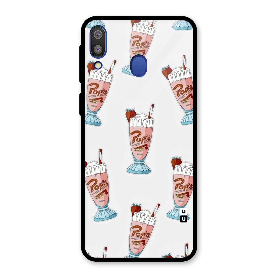 Shake Design Glass Back Case for Galaxy M20