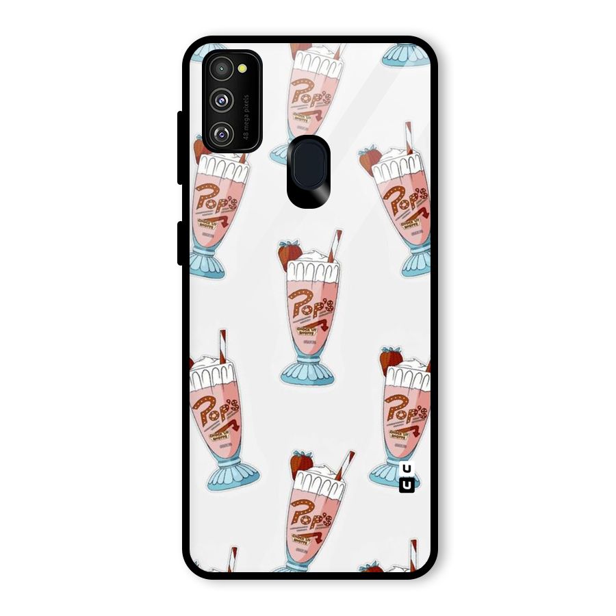 Shake Design Glass Back Case for Galaxy M30s