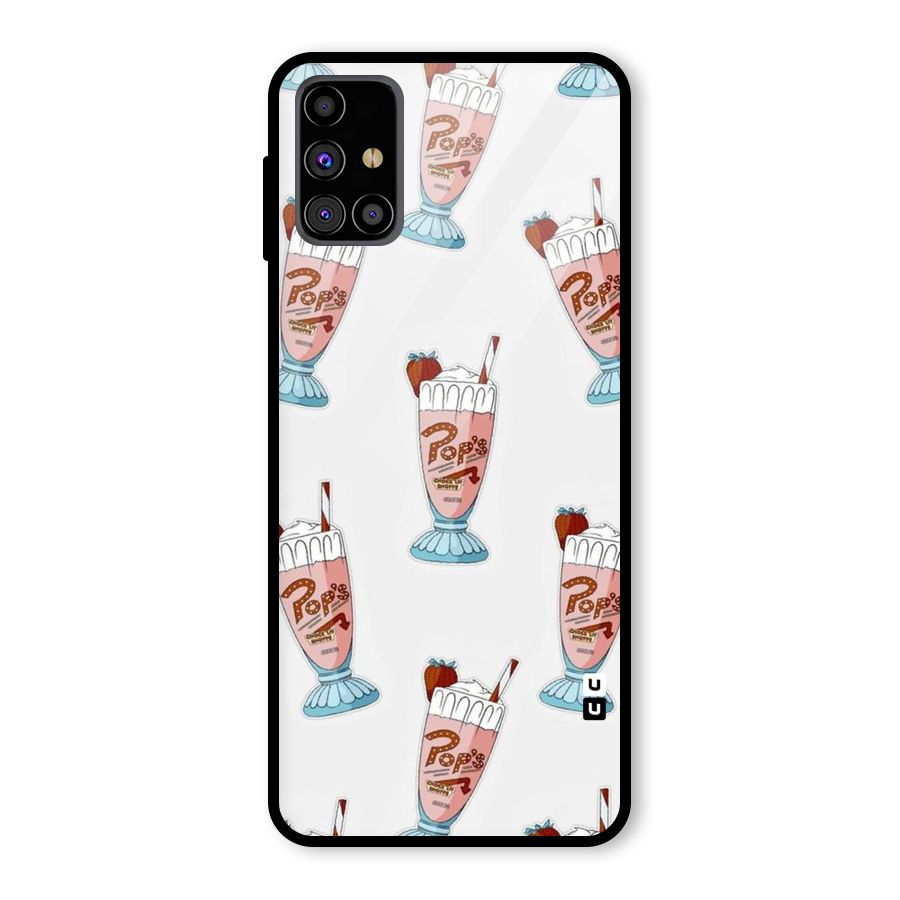 Shake Design Glass Back Case for Galaxy M31s