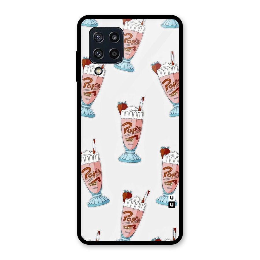 Shake Design Glass Back Case for Galaxy M32