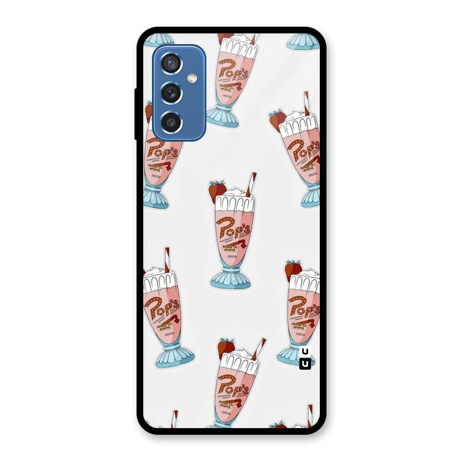 Shake Design Glass Back Case for Galaxy M52 5G