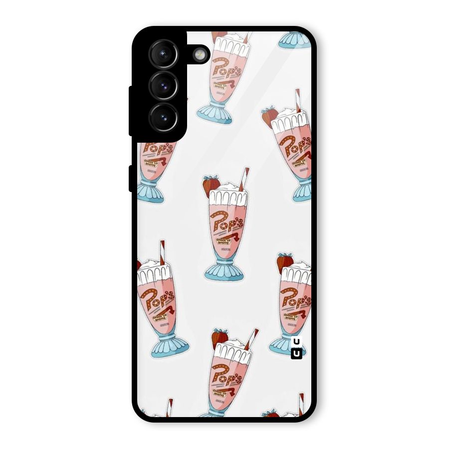 Shake Design Glass Back Case for Galaxy S21 Plus