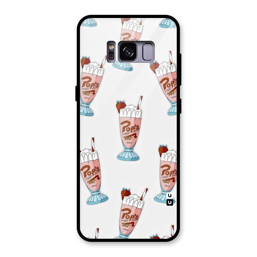 Shake Design Glass Back Case for Galaxy S8
