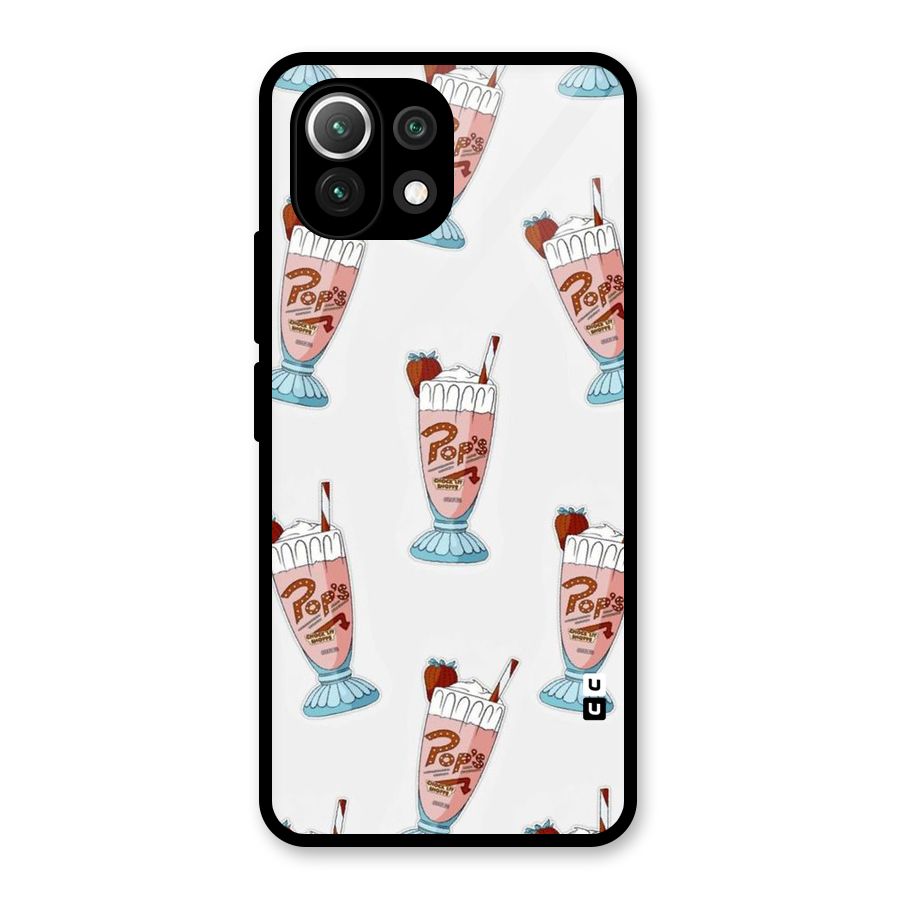 Shake Design Glass Back Case for Mi 11 Lite NE 5G