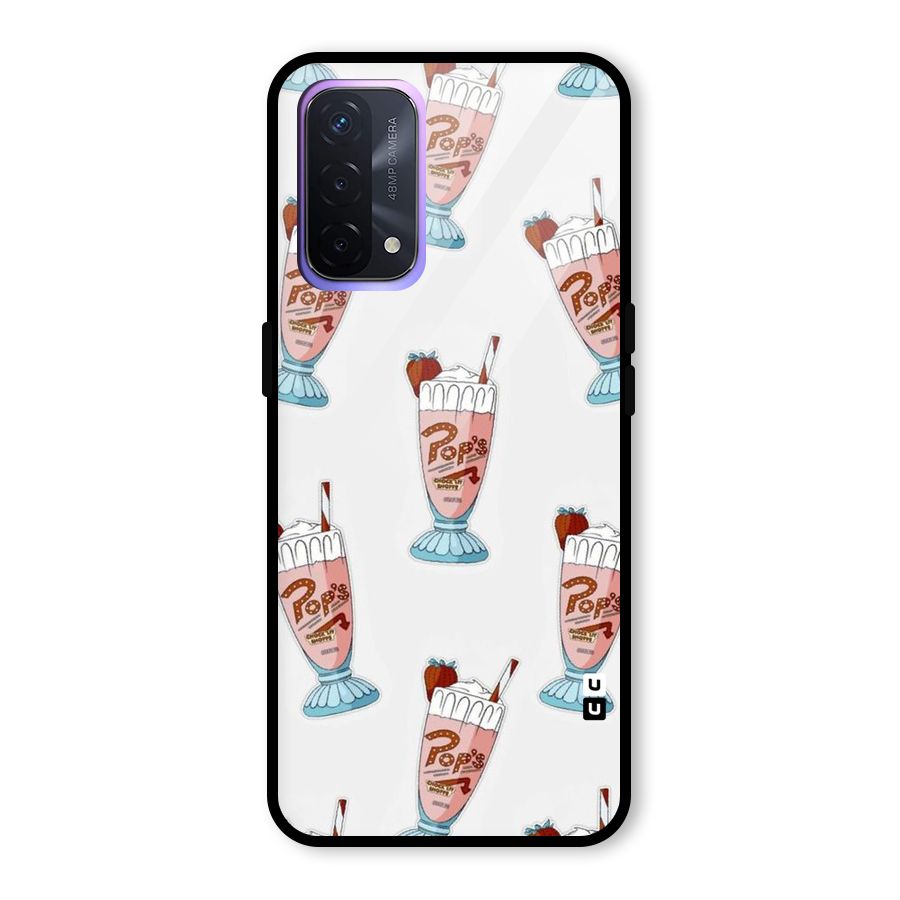 Shake Design Glass Back Case for Oppo A74 5G