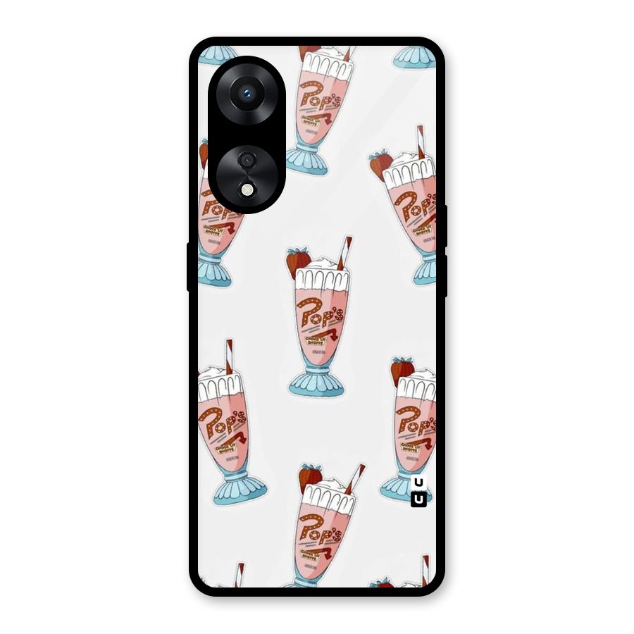 Shake Design Glass Back Case for Oppo A78