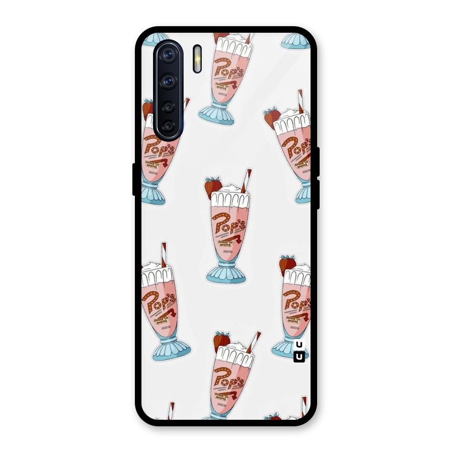 Shake Design Glass Back Case for Oppo F15