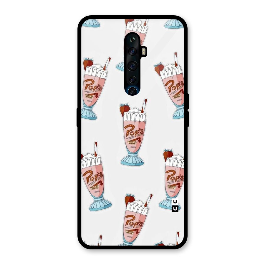 Shake Design Glass Back Case for Oppo Reno2 F