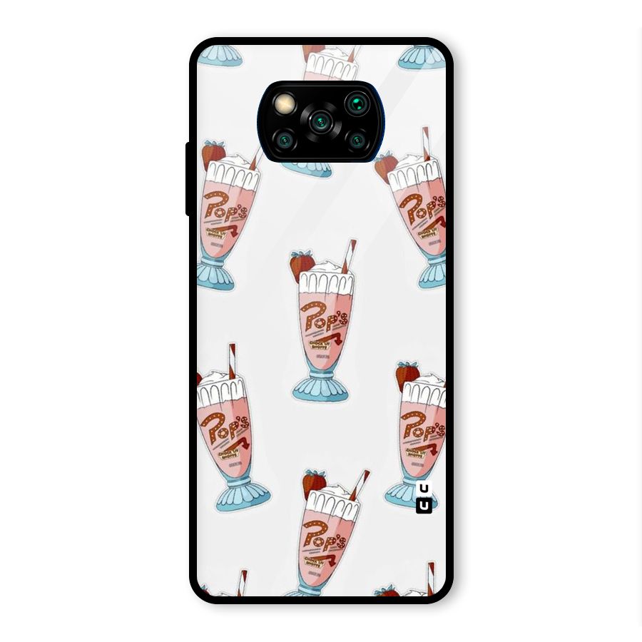 Shake Design Glass Back Case for Poco X3 Pro