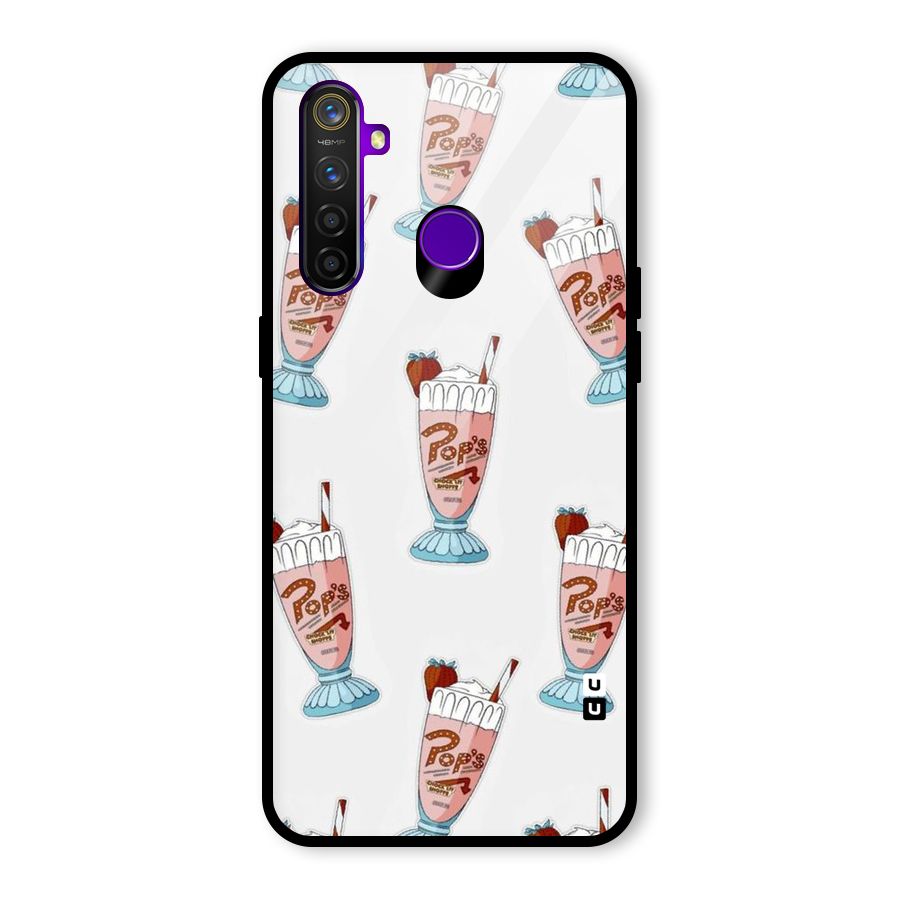 Shake Design Glass Back Case for Realme 5 Pro