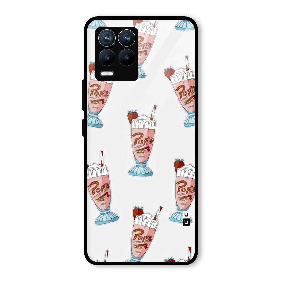Shake Design Glass Back Case for Realme 8