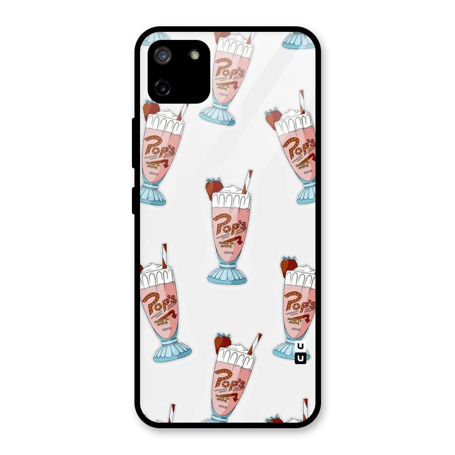 Shake Design Glass Back Case for Realme C11