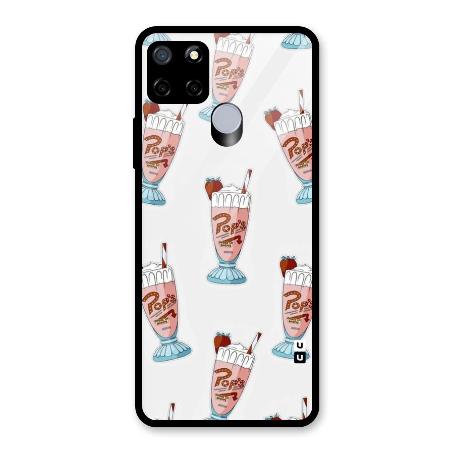 Shake Design Glass Back Case for Realme C12
