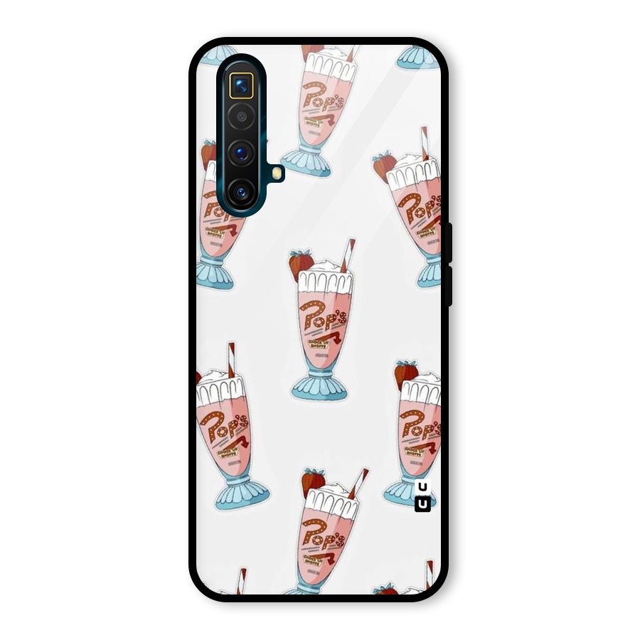 Shake Design Glass Back Case for Realme X3