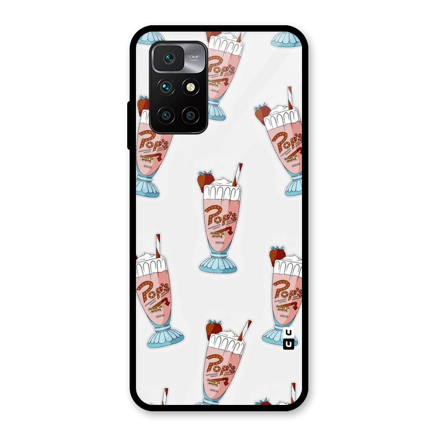Shake Design Glass Back Case for Redmi 10 Prime