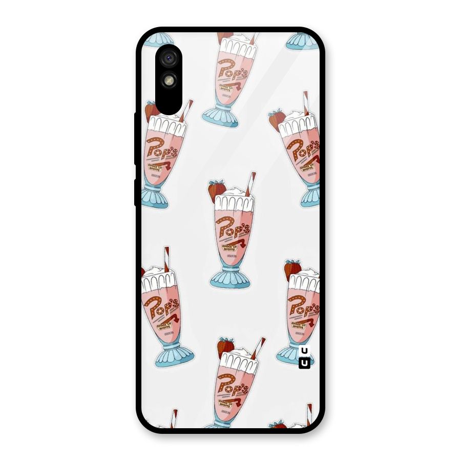 Shake Design Glass Back Case for Redmi 9i
