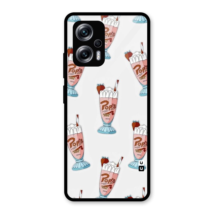 Shake Design Glass Back Case for Redmi K50i