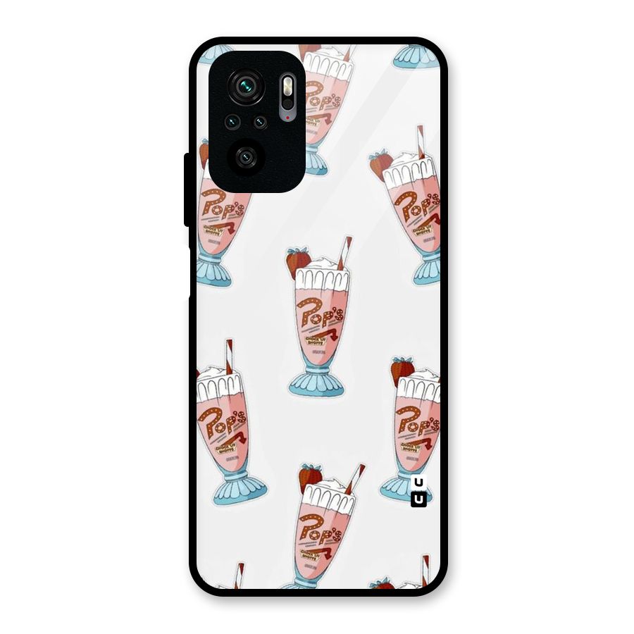 Shake Design Glass Back Case for Redmi Note 10S