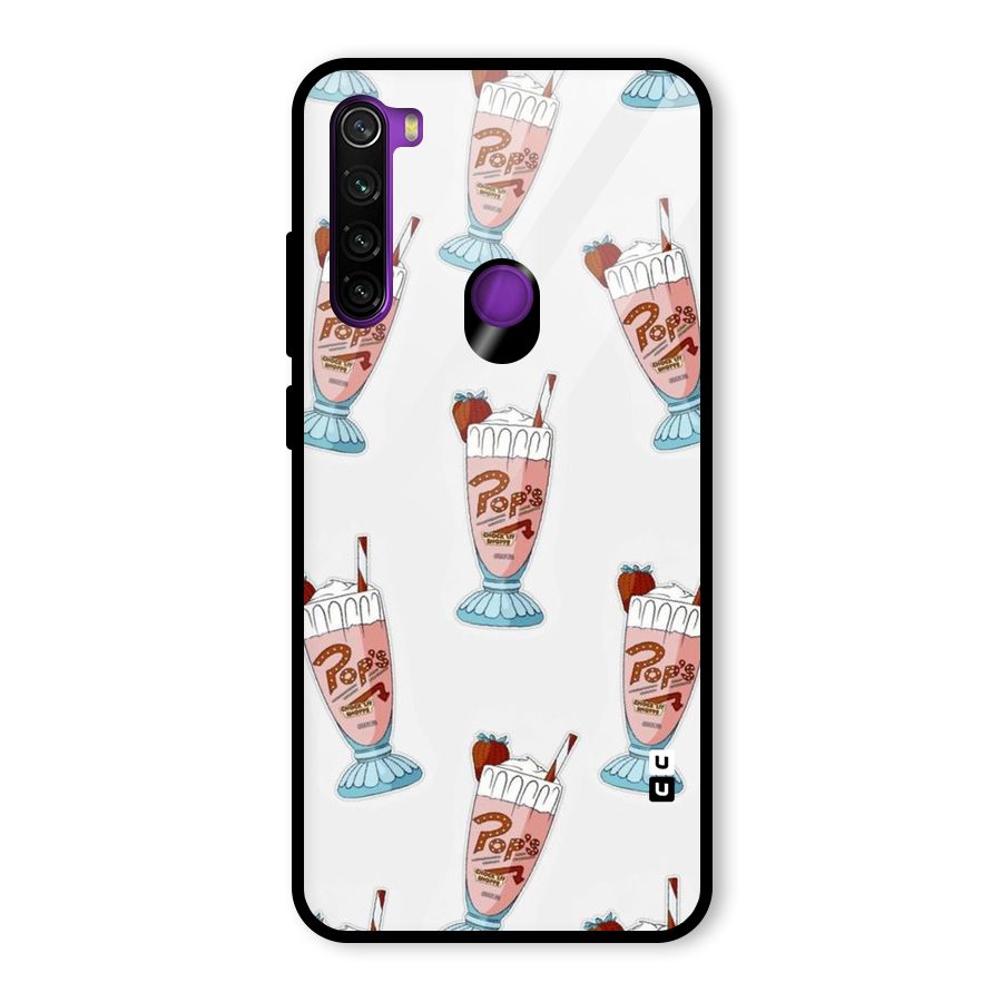 Shake Design Glass Back Case for Redmi Note 8