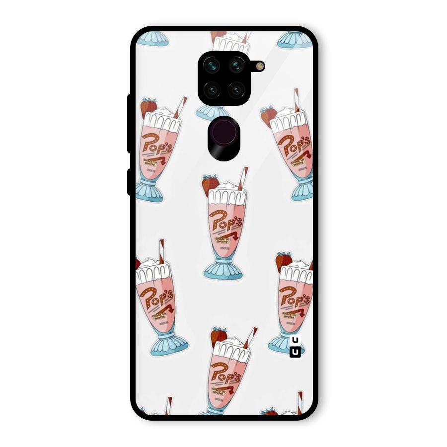 Shake Design Glass Back Case for Redmi Note 9